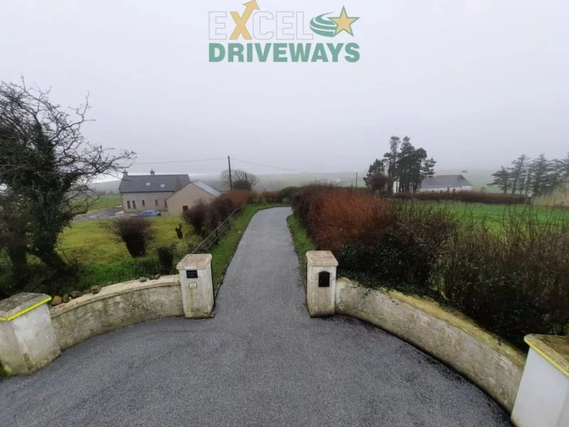 Tar and Limestone Chip Driveway in Carrigaline, Co. Cork