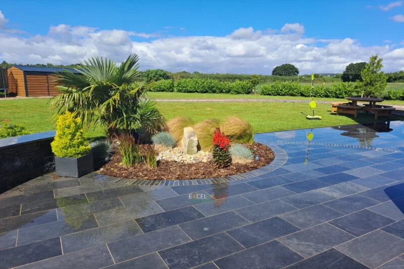 Tar and Chip Driveway with Limestone Patio in Watergrasshill, Co. Cork (1)