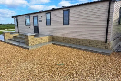 Granite Porch and Gravelled Area around Holiday Home in West Cork 7