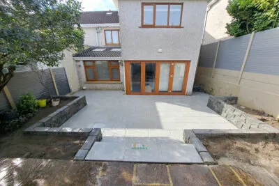 Patio with Raised Flowerbeds in Carrigaline Co. Cork 4