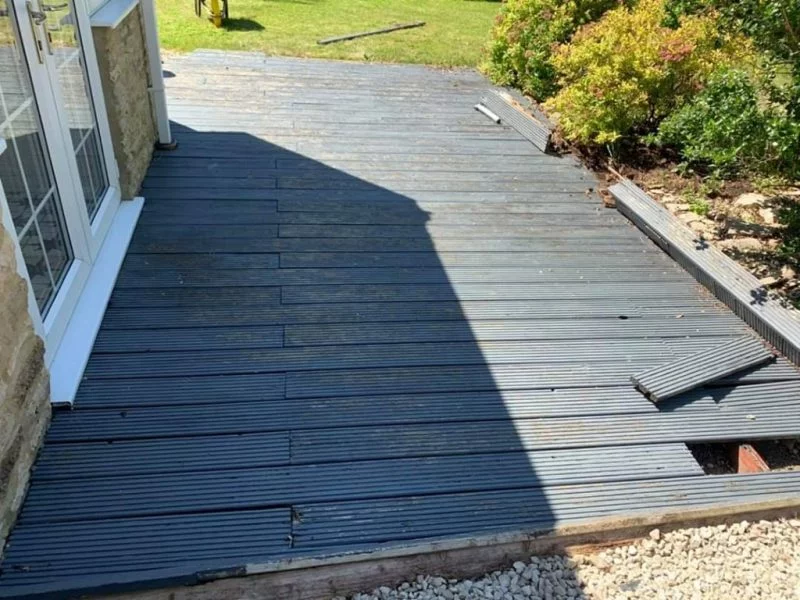 Indian Sandstone Patio with Concrete Seating Area in Cork City