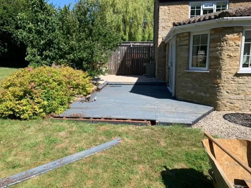 Indian Sandstone Patio with Concrete Seating Area in Cork City