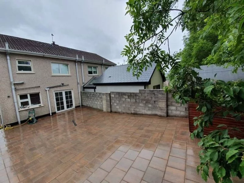 Large Back Garden Patio in Glanmire, Cork