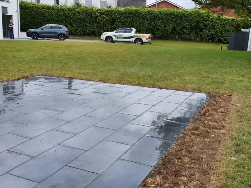 Limestone Patio in Glanmire, Cork