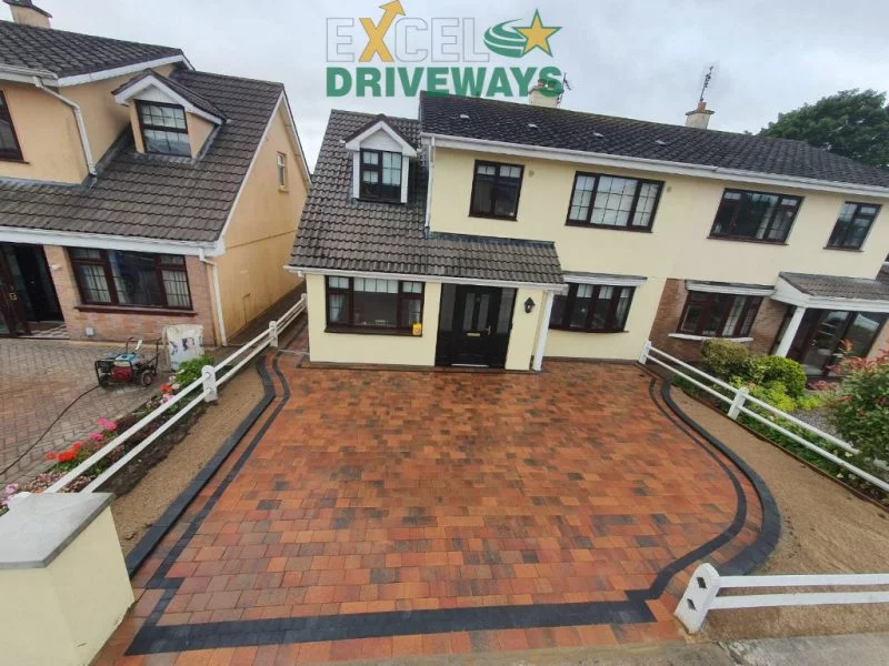 Tegula Paved Driveway and Slabbed Patio in Glanmire, Cork